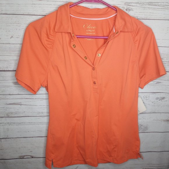 CLOVER BOBBY JONES WOMEN'S SZ MEDIUM GOLF TOP